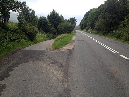 Przełęcz Kowarska small road