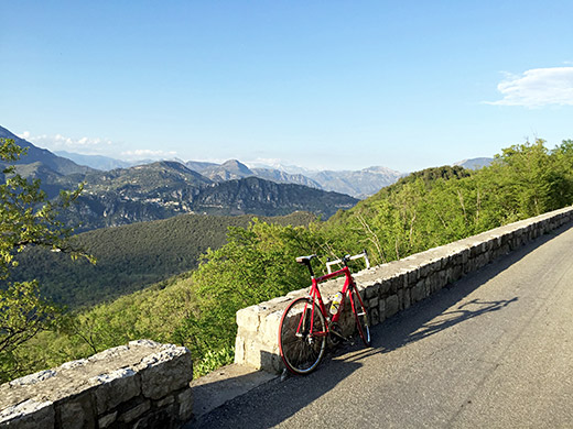 Bouyon - looking at Gilette on the way to Le Broc