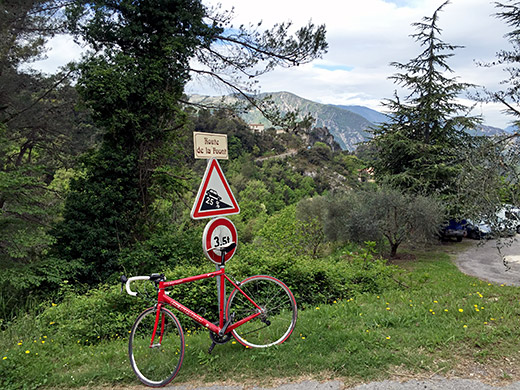 (Col de) Gilette - steep!