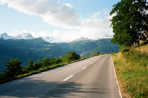 Looking toward Crans Montana