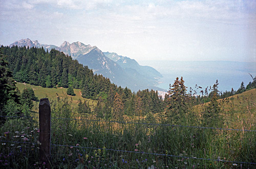 Last view of Lac Leman