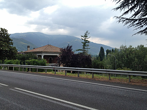 Monte Cesen looking back