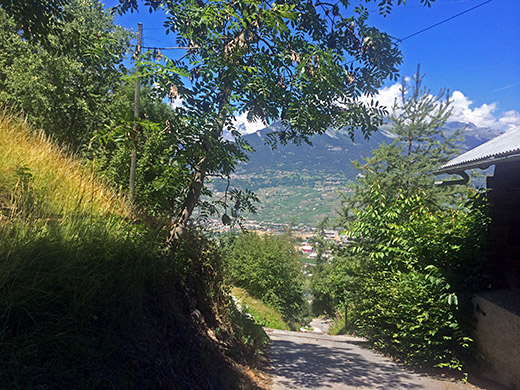 Lac de Cleuson - steepest ramp